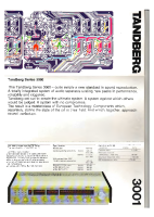 Tandberg TR-2060 - Brochure